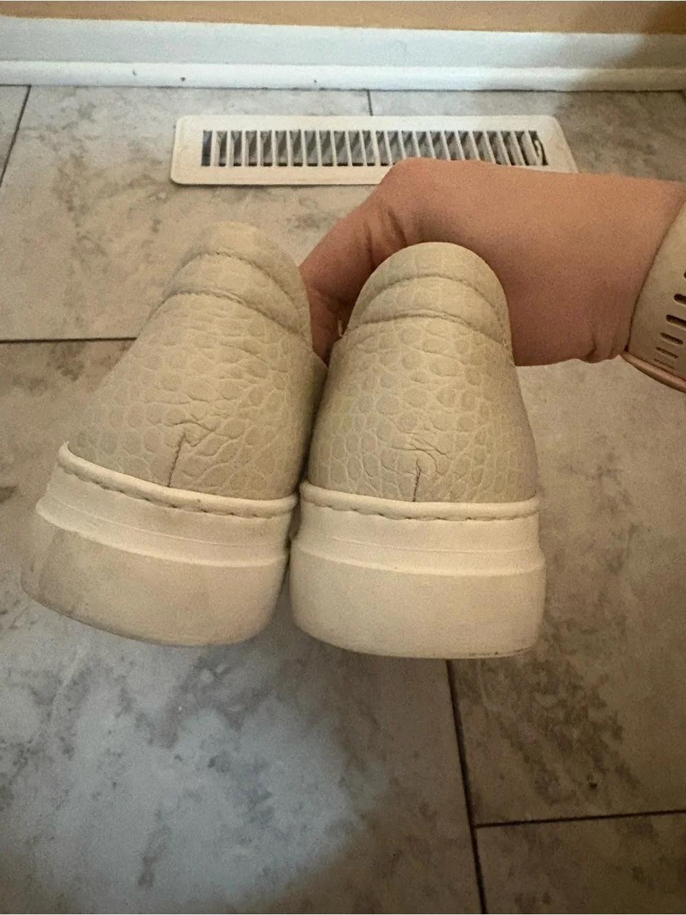M. Gemi The Zeta Crocodile Print Suede Sneakers